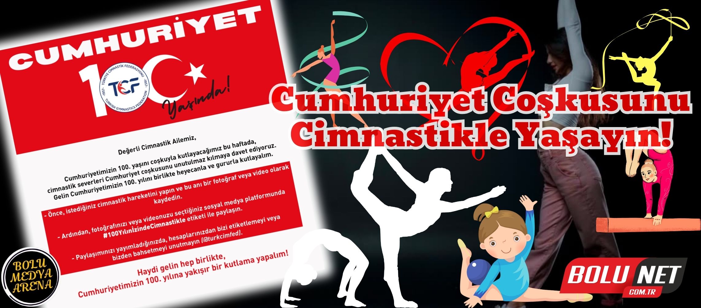 Cimnastikle Tarihi Kutlama: Cumhuriyetin 100. Yılında Sahne Alın!...BoluNet