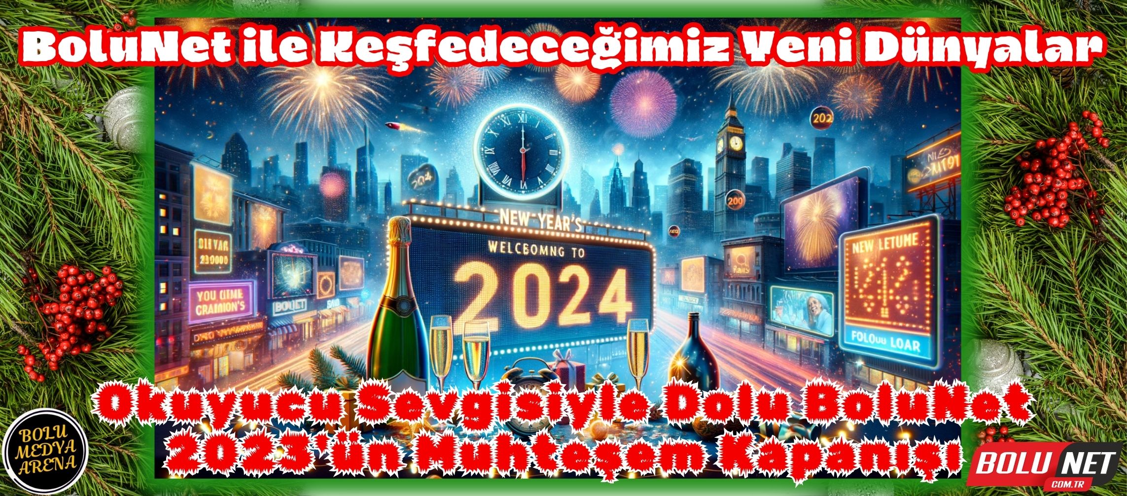 BoluNet Ailesinden Sıcak Bir Kucaklama: 2023'e Veda, 2024'e Merhaba...BoluNet