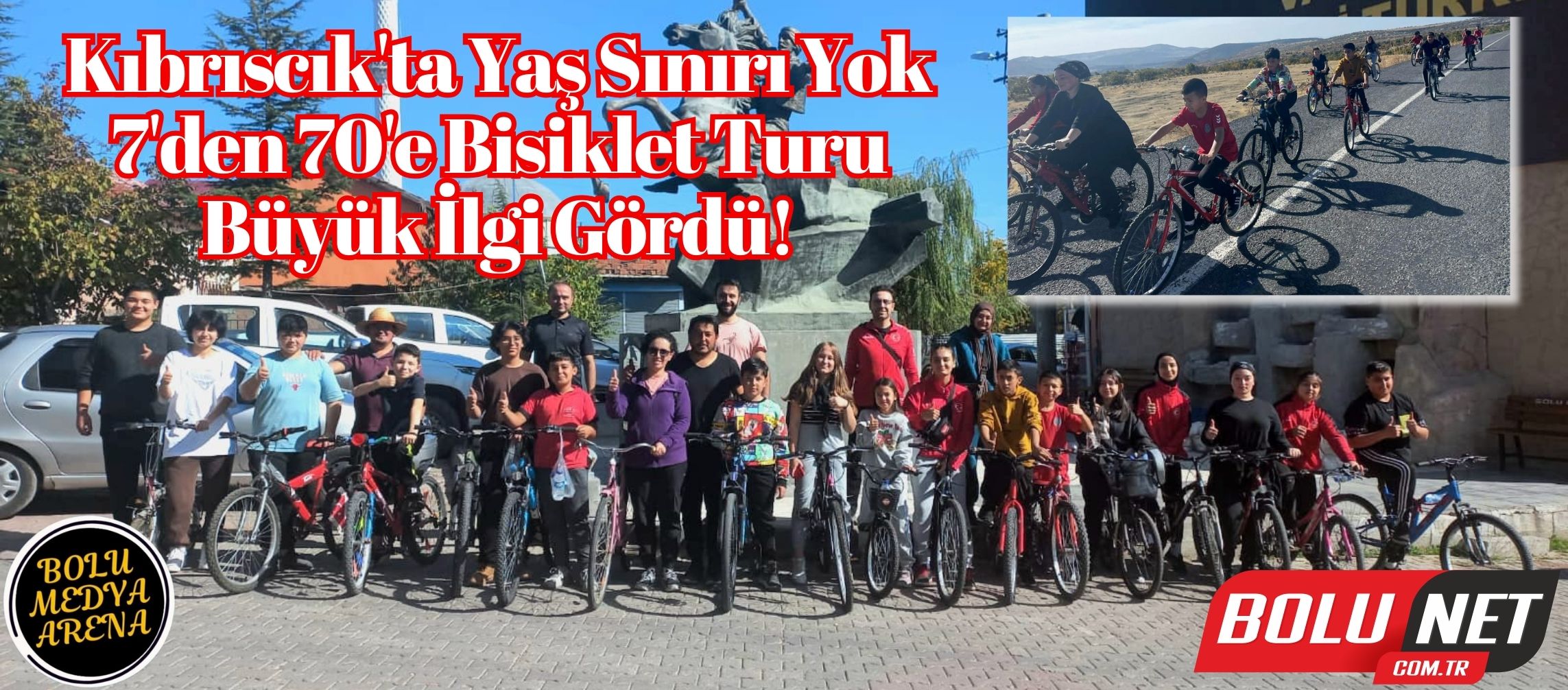 Kıbrıscık'ta 7'den 70'e Bisiklet Turu: Sporun Yaşı Yok!...BoluNet