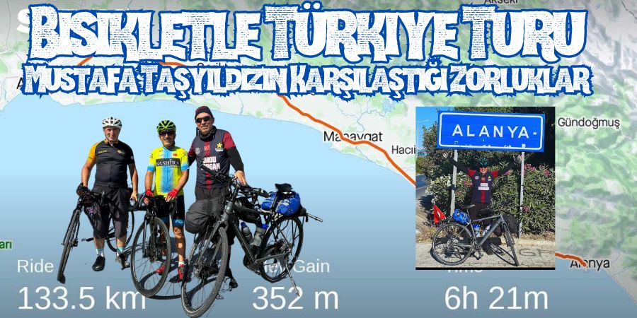 Bisikletin Üzerinde 41 Gün. Spora Destek. Mustafa Taşyıldız ve Yol Arkadaşları