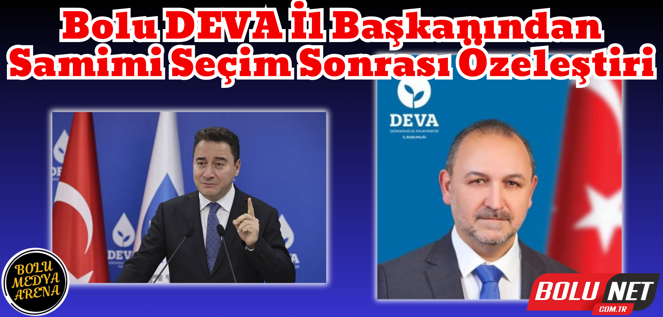  Reşat Ateş'ten DEVA'nın Geleceğine Işık Tutan Açıklamalar...BoluNet