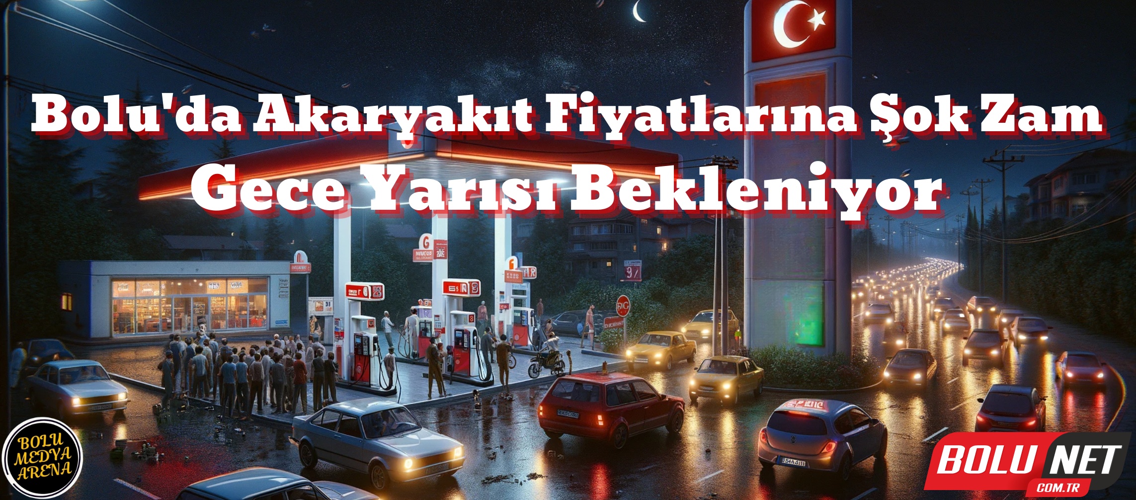 Bolu'da Gece Yarısı Benzin Zammı Alarmı: Vatandaş Endişede... BoluNet