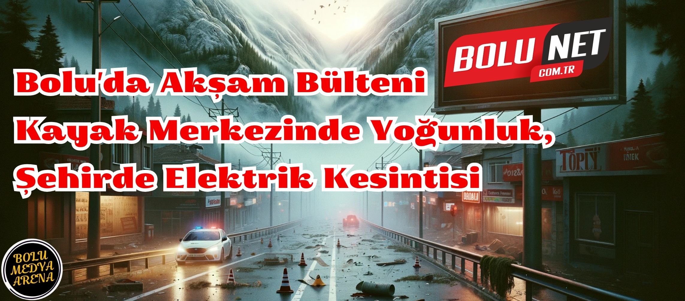 Bolu'nun Gündemi: Sis Altında Kaza ve Kesintinin Etkileri