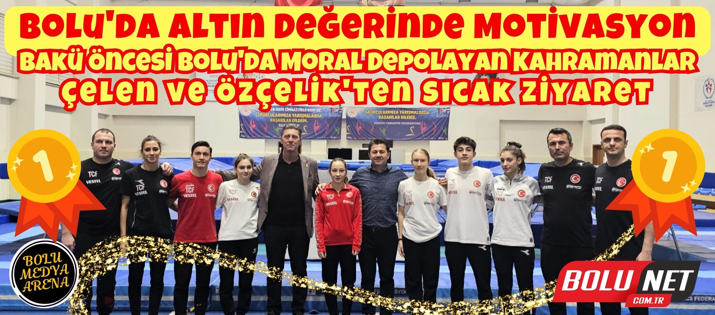 Suat Çelen ve Cumhur Özçelik'ten Bolu'da Milli Takıma Moral Zirvesi - BoluNet