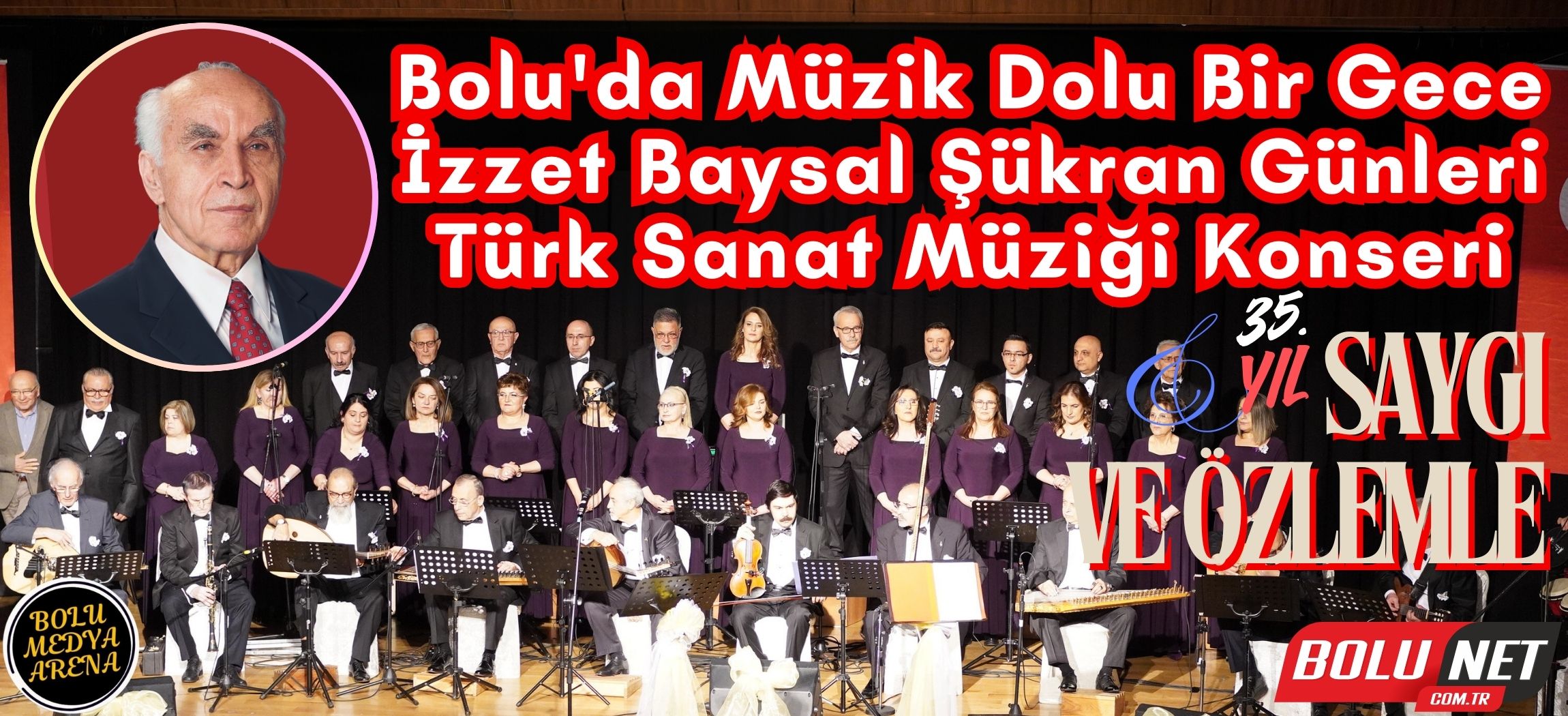 Türk Sanat Müziği Konseri: İzzet  Baysal Şükran Günleri'nde...BoluNet