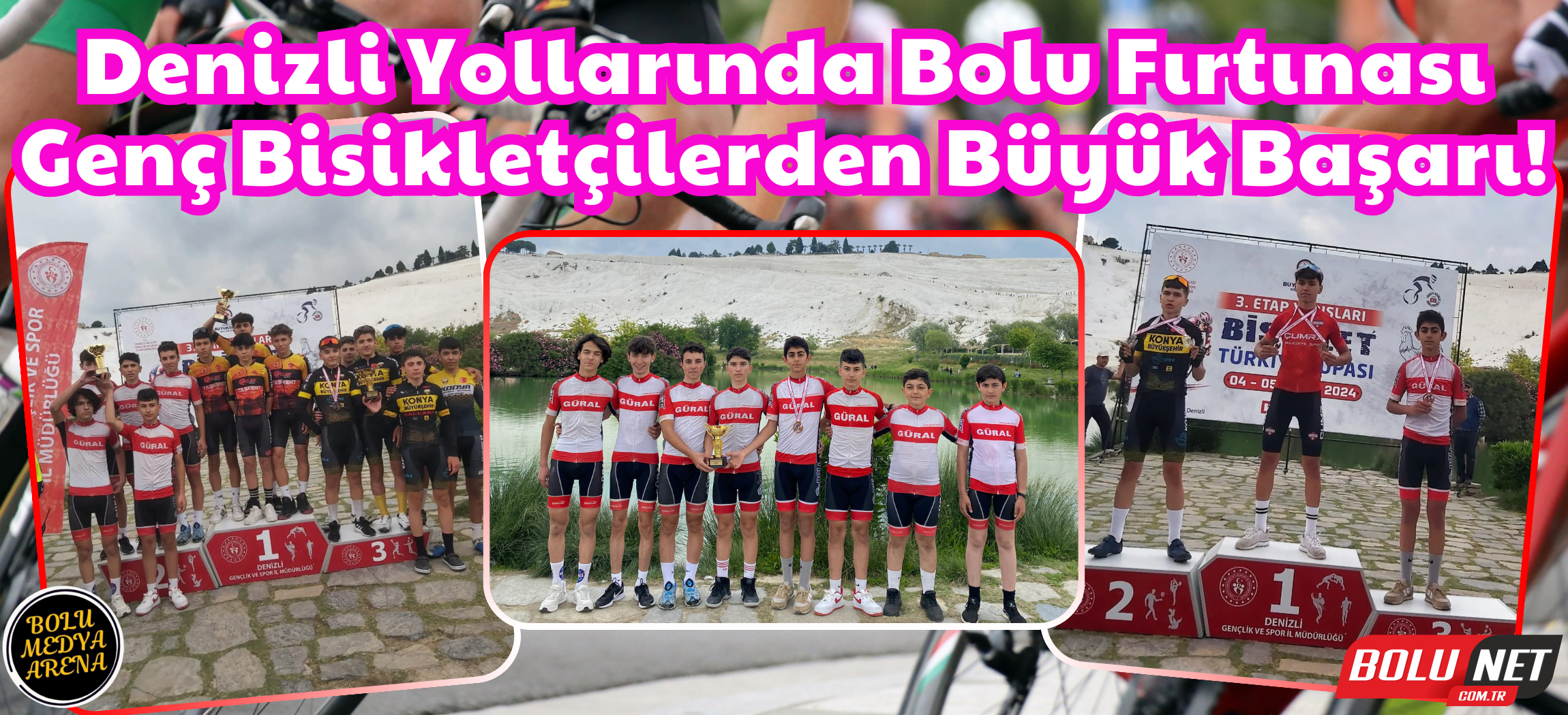 Bolu'nun Gururu Genç Bisikletçiler Denizli'de Parladı! -BoluNet