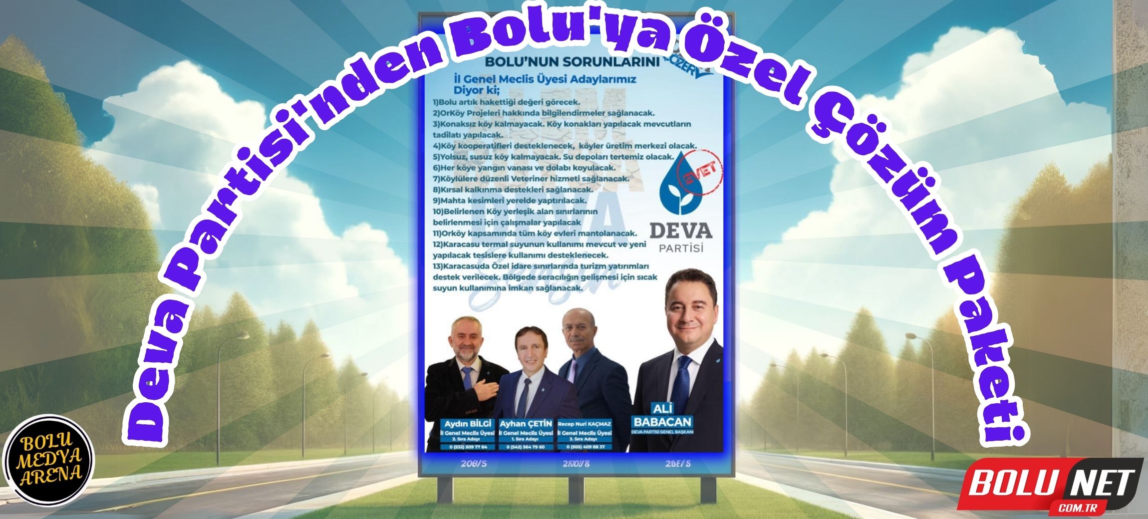 Bolu'da Kalkınma Rüzgarları: Deva Partisi Köyleri Canlandırıyor... BoluNet