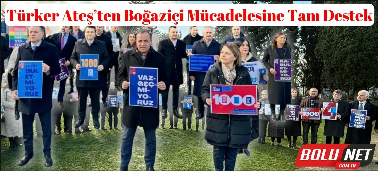 Türker Ateş: Dayanışma Hepimizin Görevi... BoluNet