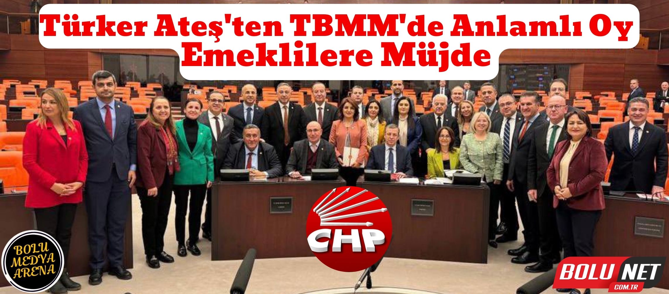 CHP Bolu Vekili Ateş'ten Çalışan Emeklilere Destek Kararı... BoluNet