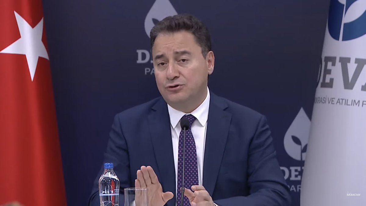 DEVA Partisi lideri Ali Babacan'dan, Erdoğan'a 3 soru: 