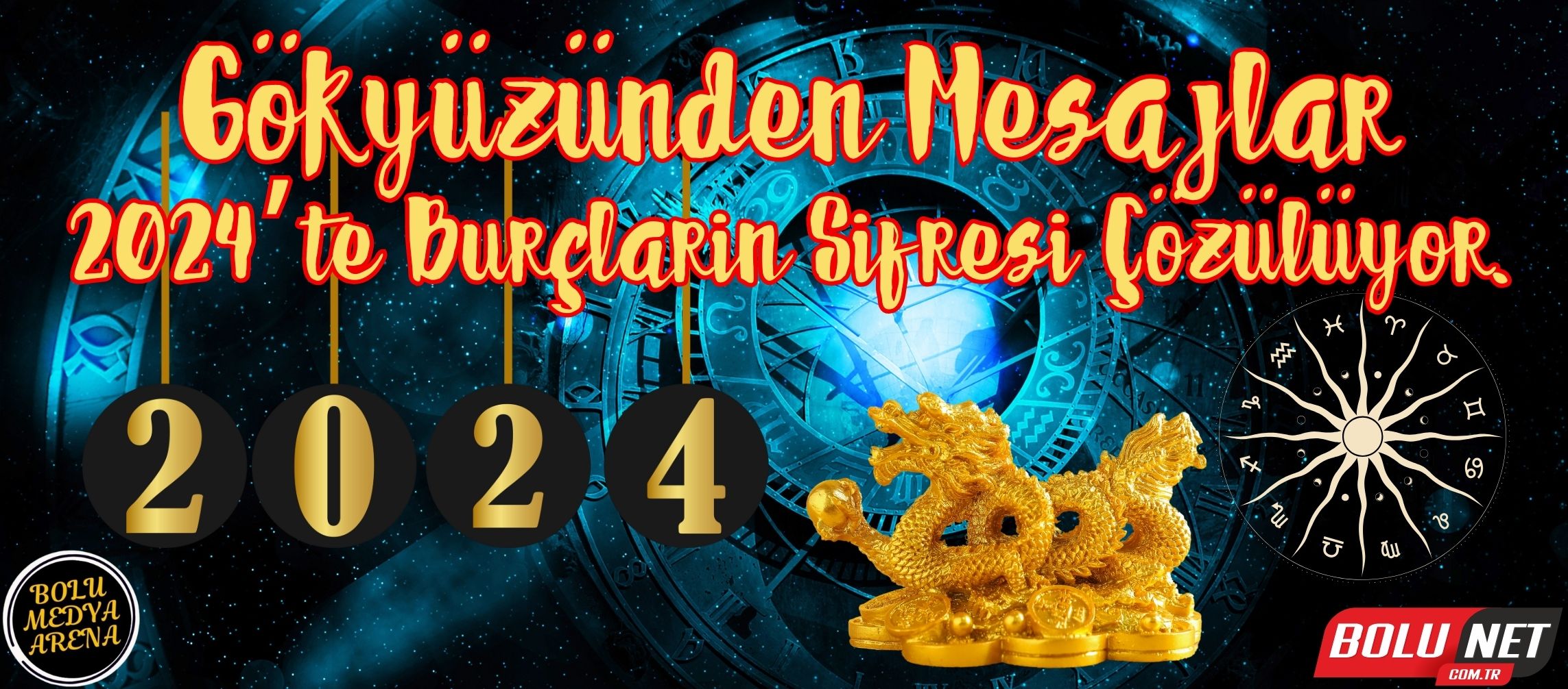 Astrolojik Haritaların Işığında: 2024'te 12 Burcun Büyüleyici Tahminleri... BoluNet