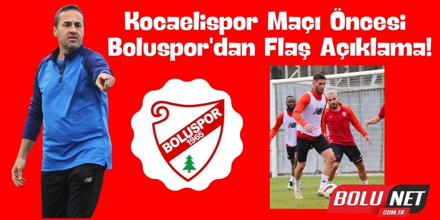 Maça Doğru: Boluspor Kocaelispor Hazırlıklarını Tamamladı!...BoluNet