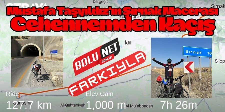 Gözler Taşyıldız’ın Şırnak Yolculuğunda: Bisiklet Serüveni Devam Ediyor