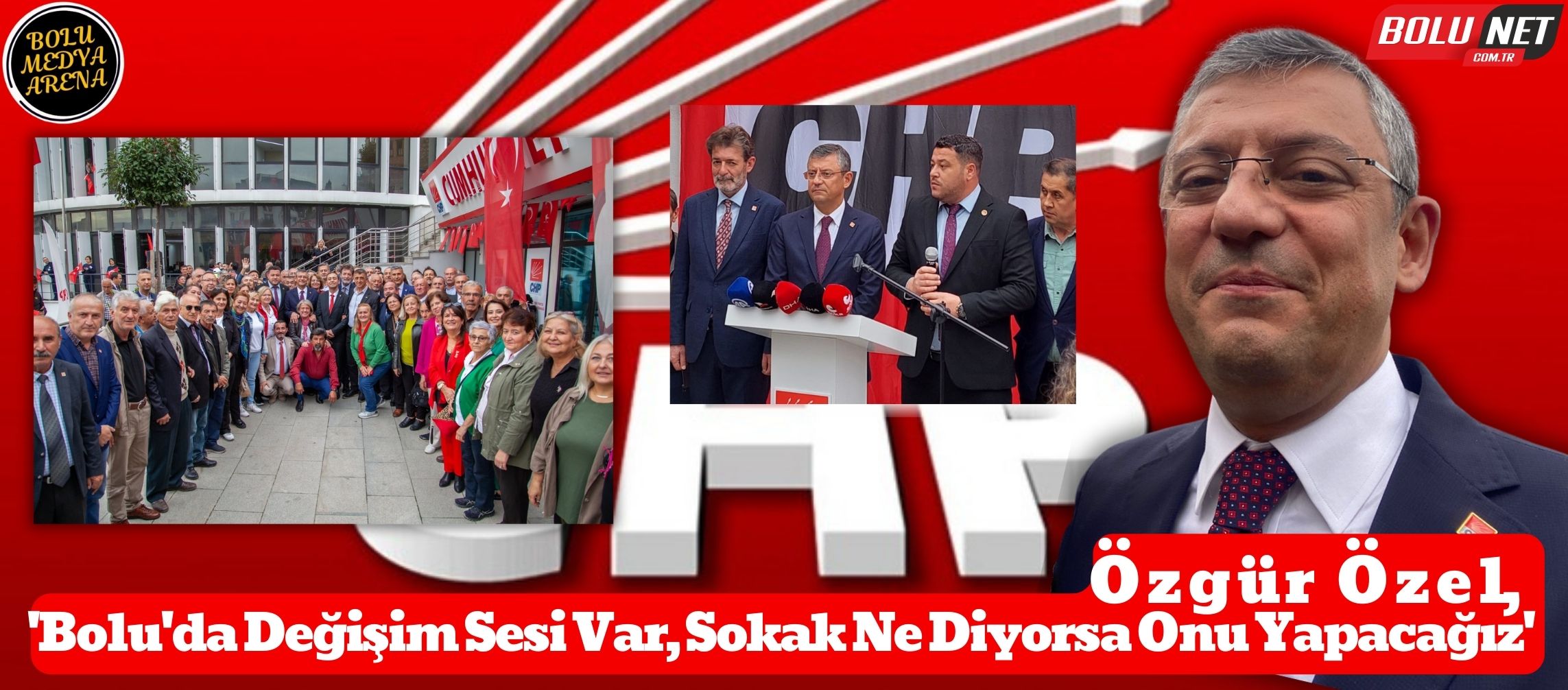 CHP'nin Yeni Yüzü Özgür Özel, Bolu'da Neler Söyledi?...BoluNet