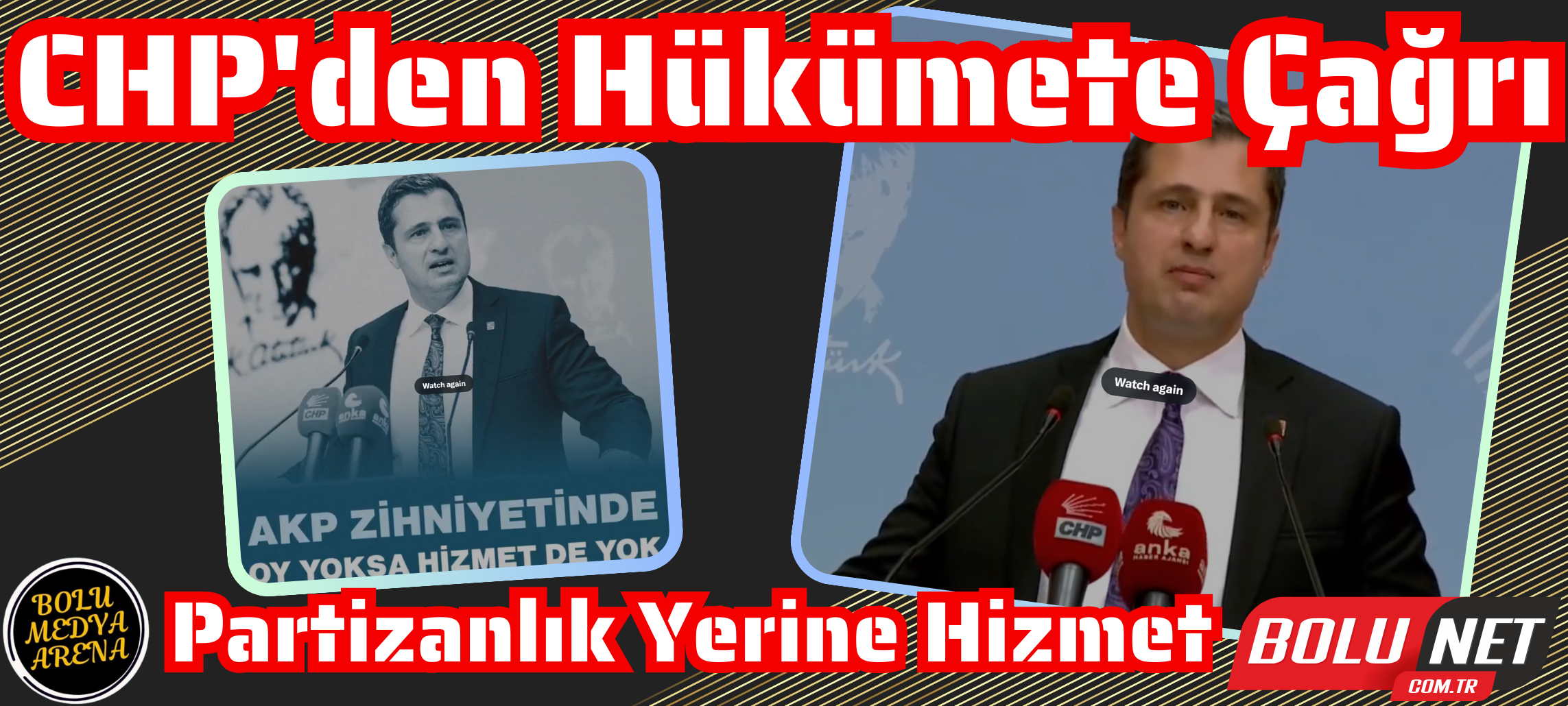 Hizmet Anlayışı Tartışmasında CHP'den Açık Mektup... BoluNet