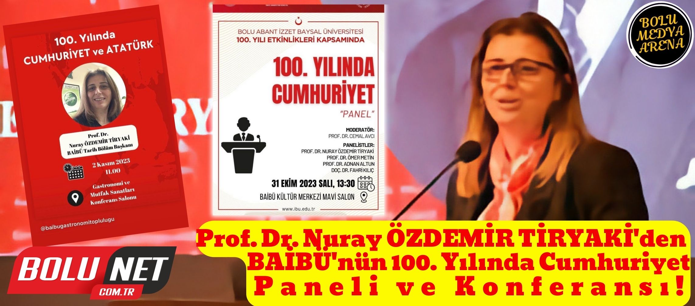 BAİBÜ'nün 100. Yılında Tarihi Etkinlikler: Cumhuriyet ve Atatürk'ü Yeniden Keşfedin!...BoluNet