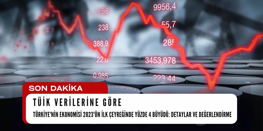 TÜİK Verilerine Göre Türkiye'nin Ekonomisi 2023'ün İlk Çeyreğinde Yüzde 4 Büyüdü: Detaylar ve Değerlendirme...