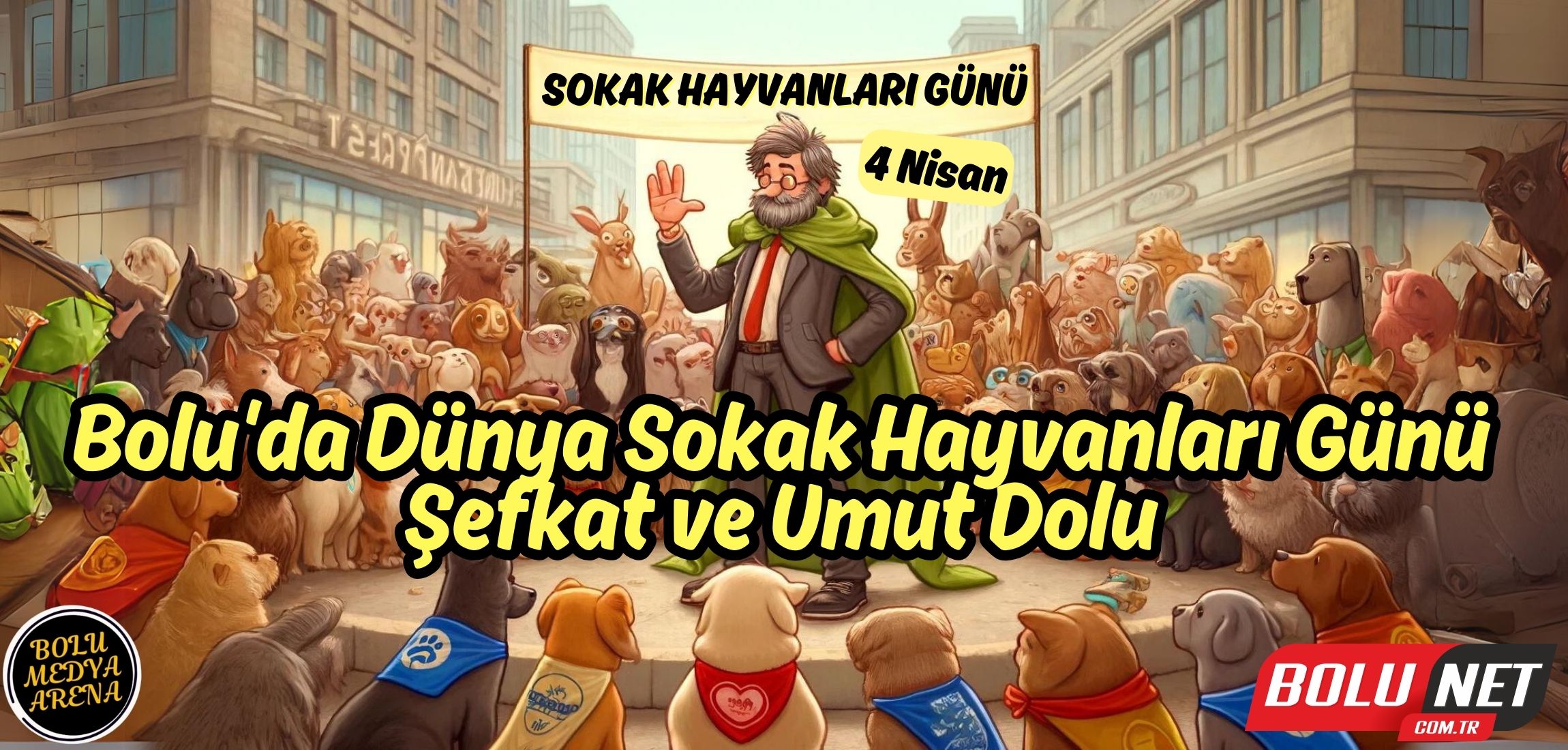 Her Bir Kuyruk Sallayış Bir Teşekkür: Bolu'da Sokak Hayvanları Günü...BoluNet