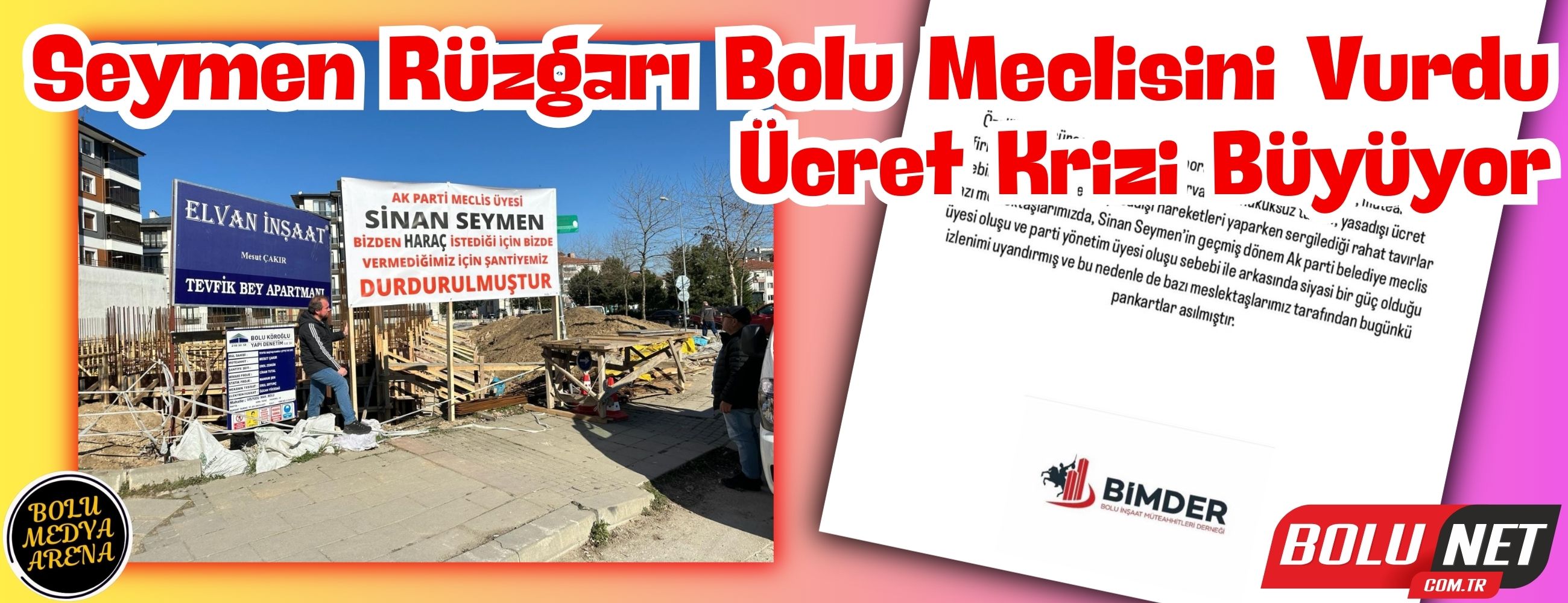 Bolu'da İnşaat Sektörü Fırtınası: Ücret Krizi Meclis Gündemini Sarsıyor... BoluNet