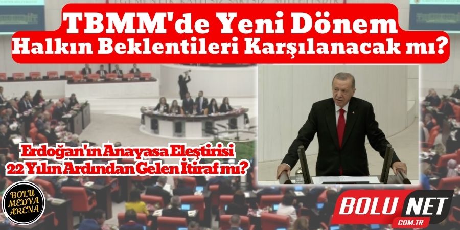 Erdoğan'ın Anayasa Vurgusu: 2023 Türkiye'si için Yetersiz mi?...BoluNet