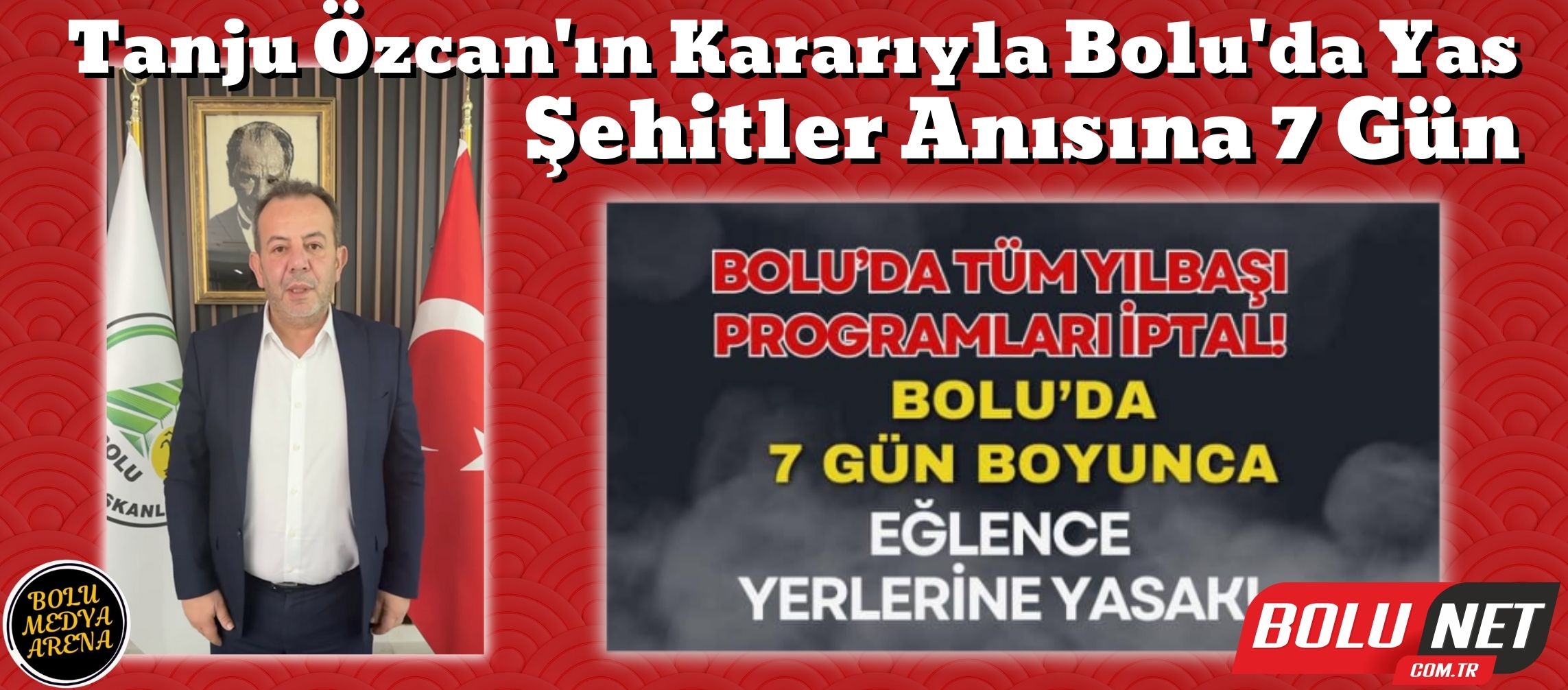 Özcan'ın Yasağı: Bolu'da Şehitler İçin Yılbaşı Eğlenceleri İptal Edildi... BoluNet