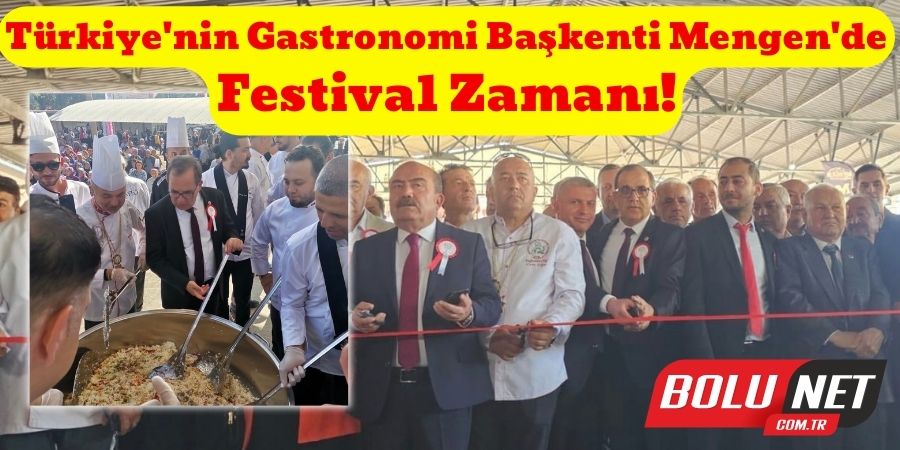 Mengen'de Gastronomi Şöleni: Uluslararası Festival Başladı!...BoluNet