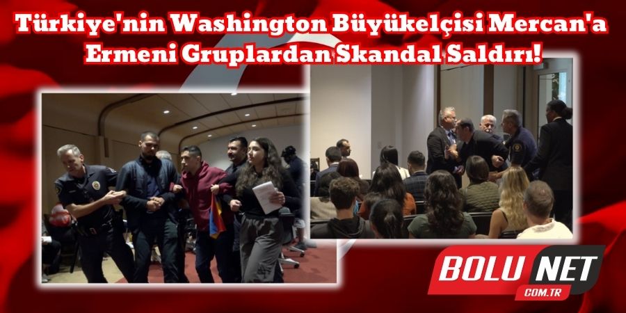 ABD'de Diplomatik Kriz: Ermeni Provokasyonuyla Türk Büyükelçiliğine Saldırı!...BoluNet