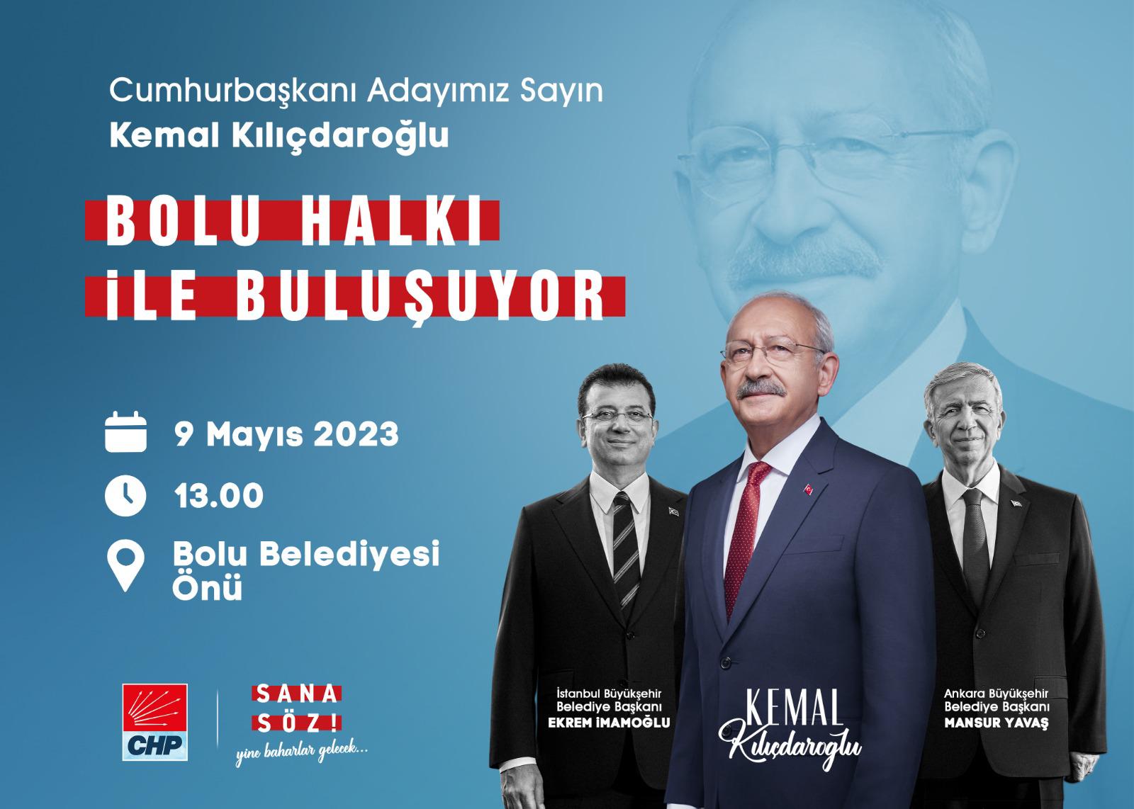 Kılıçdaroğlu, İmamaoğlu ve Yavaş'la Birlikte BOLU'da...