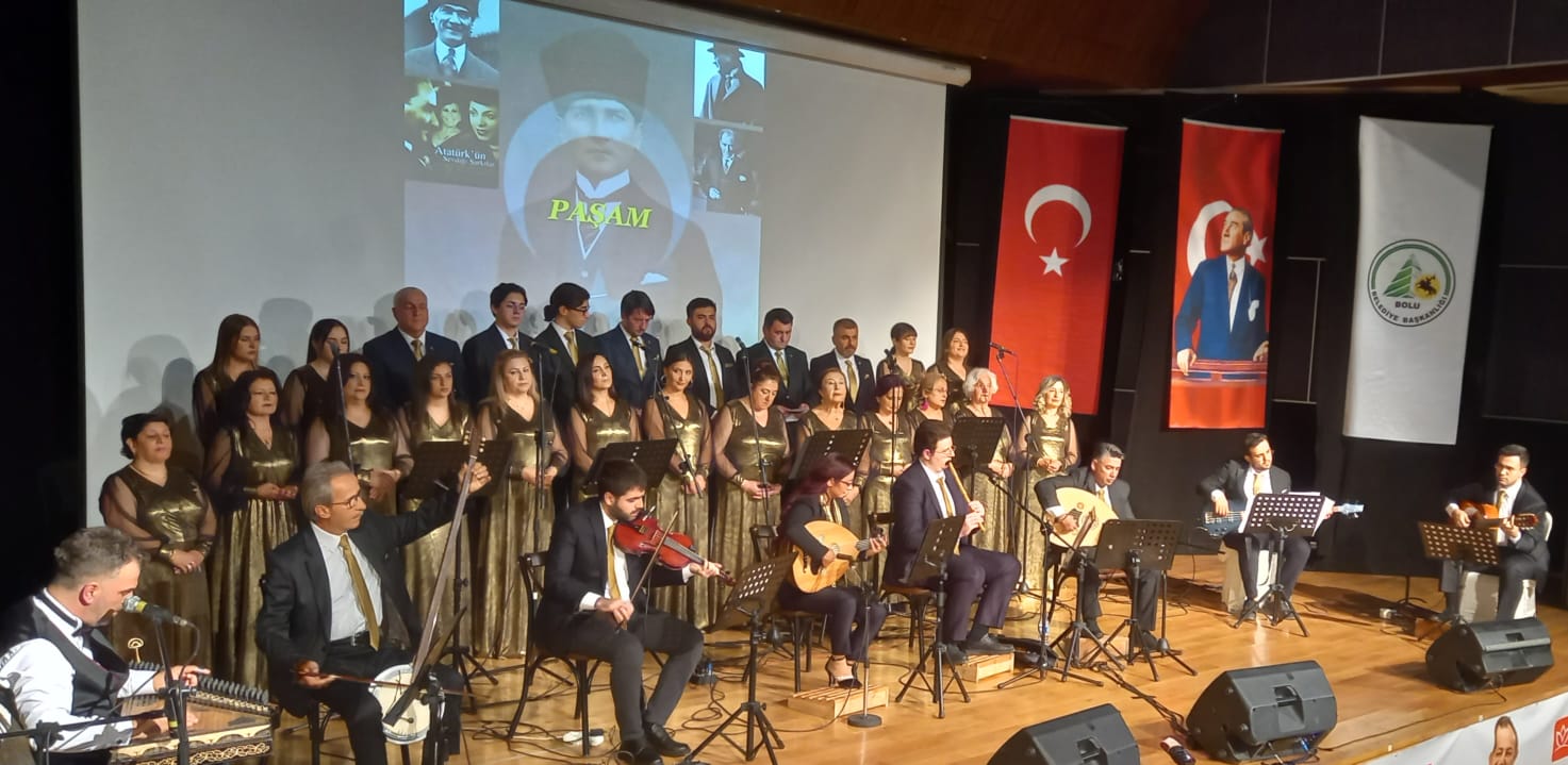 Bolu Belediyesi Türk Sanat Müziği Korosu, Gökhan Ulubay Yönetiminde Bir Konser Verdi....