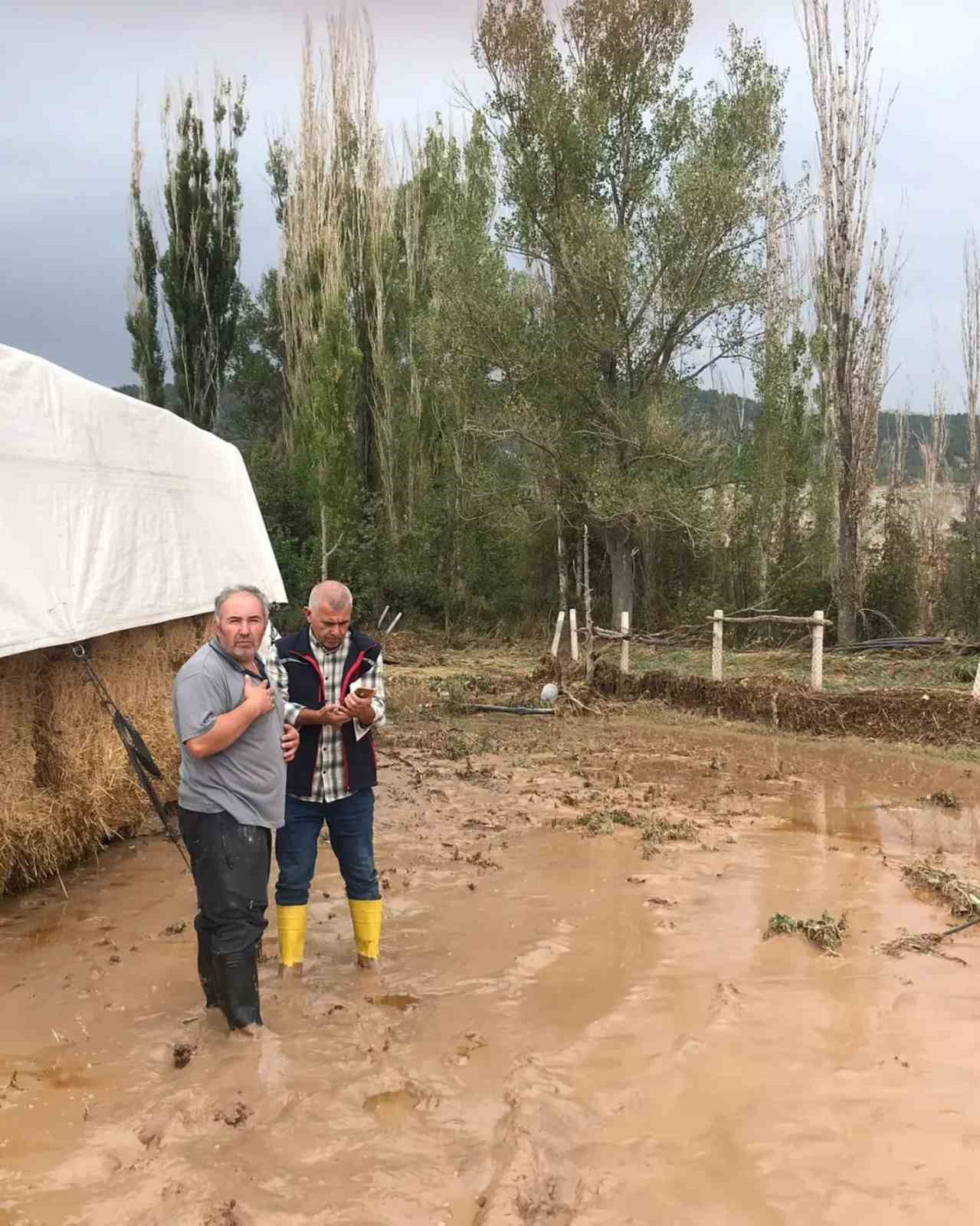 Aşırı yağışlar su taşkınlarına neden oldu 