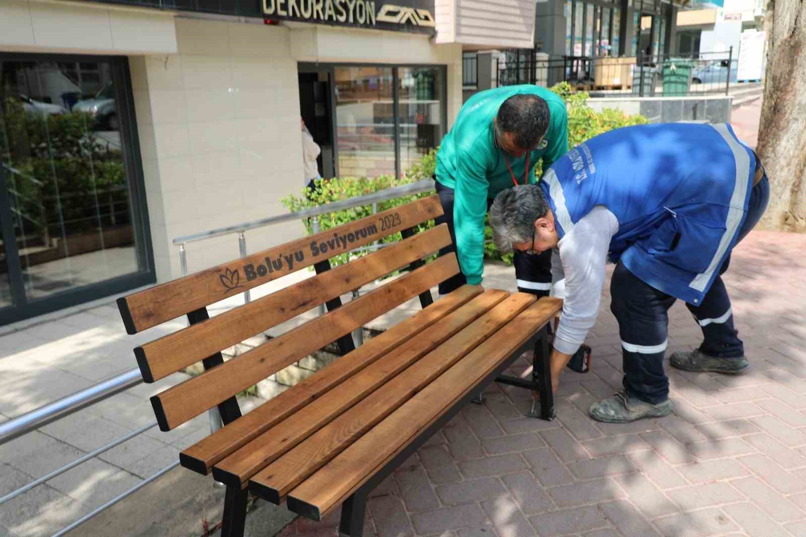 Bolu Belediyesi artık kent mobilyalarını kendisi üretiyor...BOLUNET