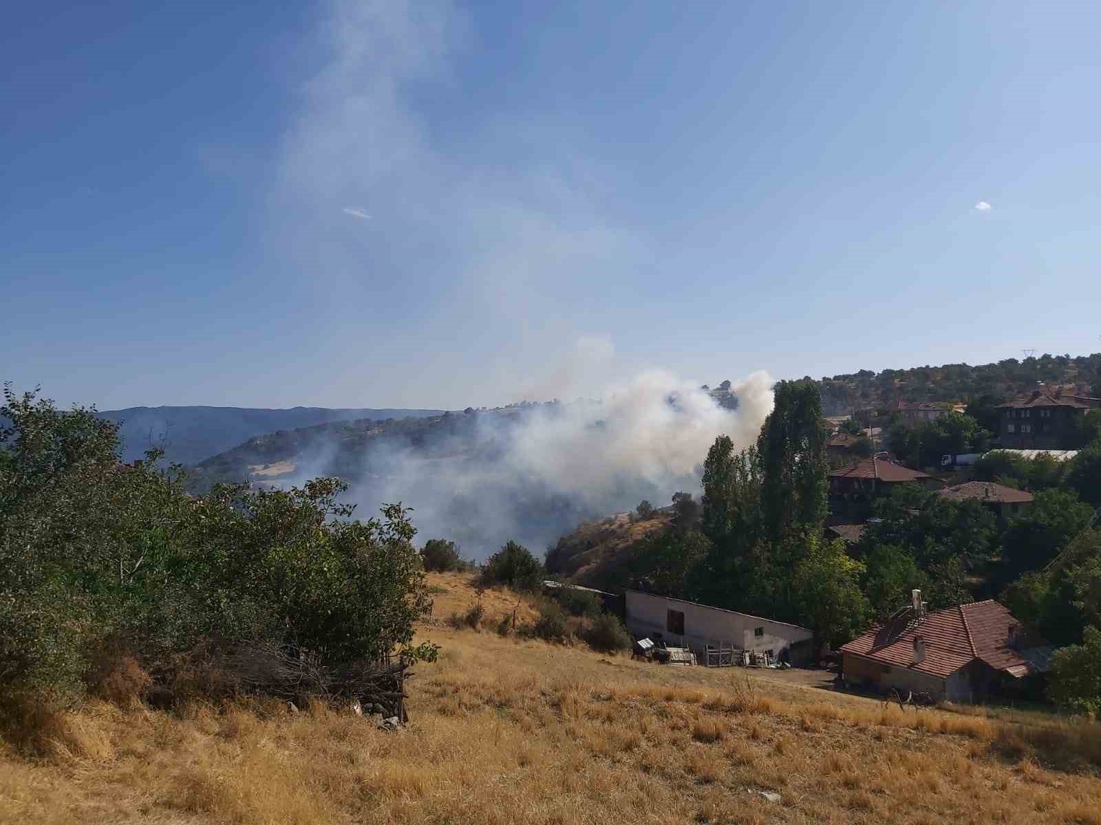 Bolu’da 3 farklı noktada çıkan yangın söndürüldü 