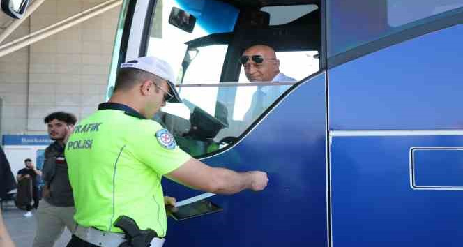 Bolu'da bayram öncesi terminalde sıkı denetim