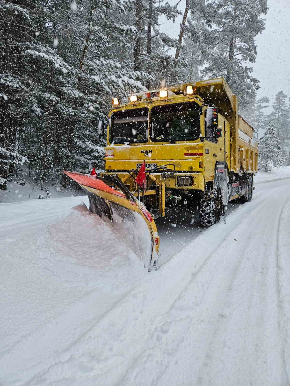 Bolu’da kar sebebiyle kapanan köy yolları açıldı...BoluNet