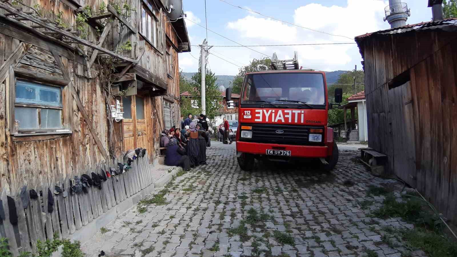 Bolu’da mutfak tüpü alev aldı...BoluNet