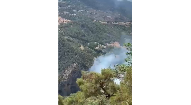 Bolu’da söndürülemeyen orman yangınına Ankara ve Balıkesir’den helikopter desteği