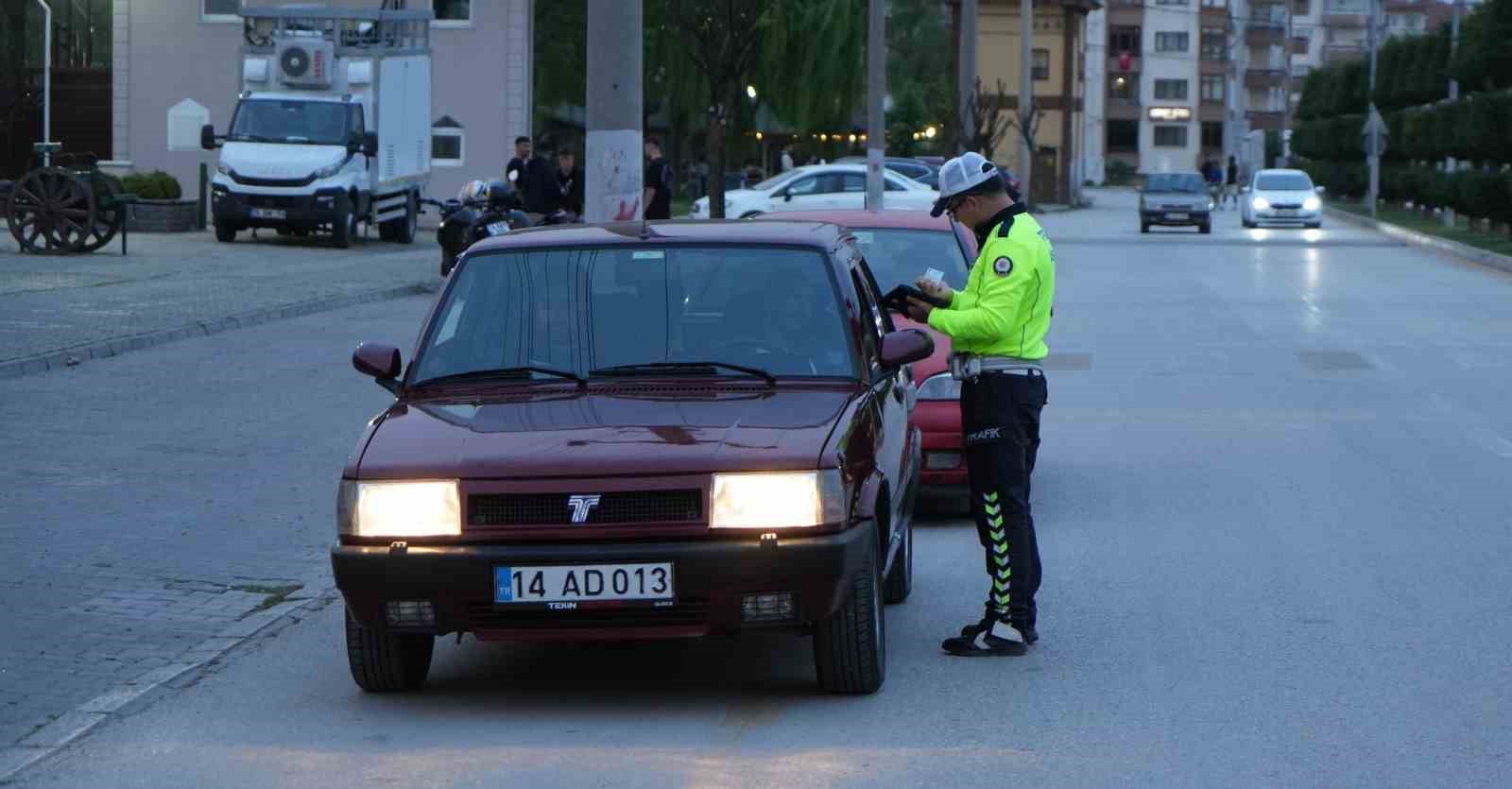 Bolu’da trafik denetimleri sıkılaştırıldı...BoluNet