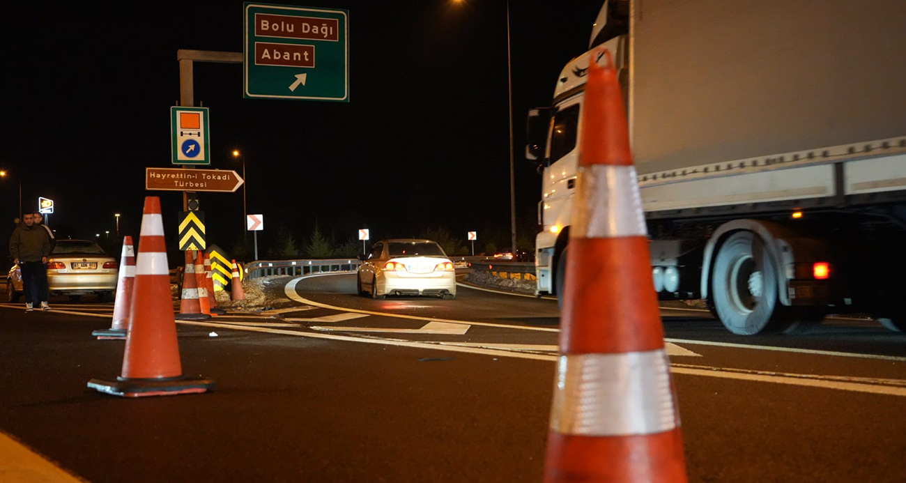 Bolu Dağı Tüneli İstanbul istikameti 14 saat sonra trafiğe açıldı 