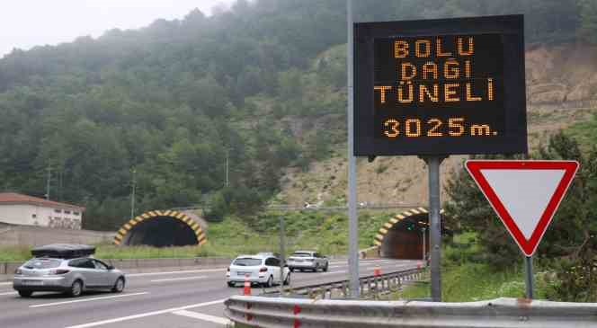 Bolu Dağı Tüneli’nin İstanbul istikametinde 6 buçuk saat bakım çalışması yapılacak 