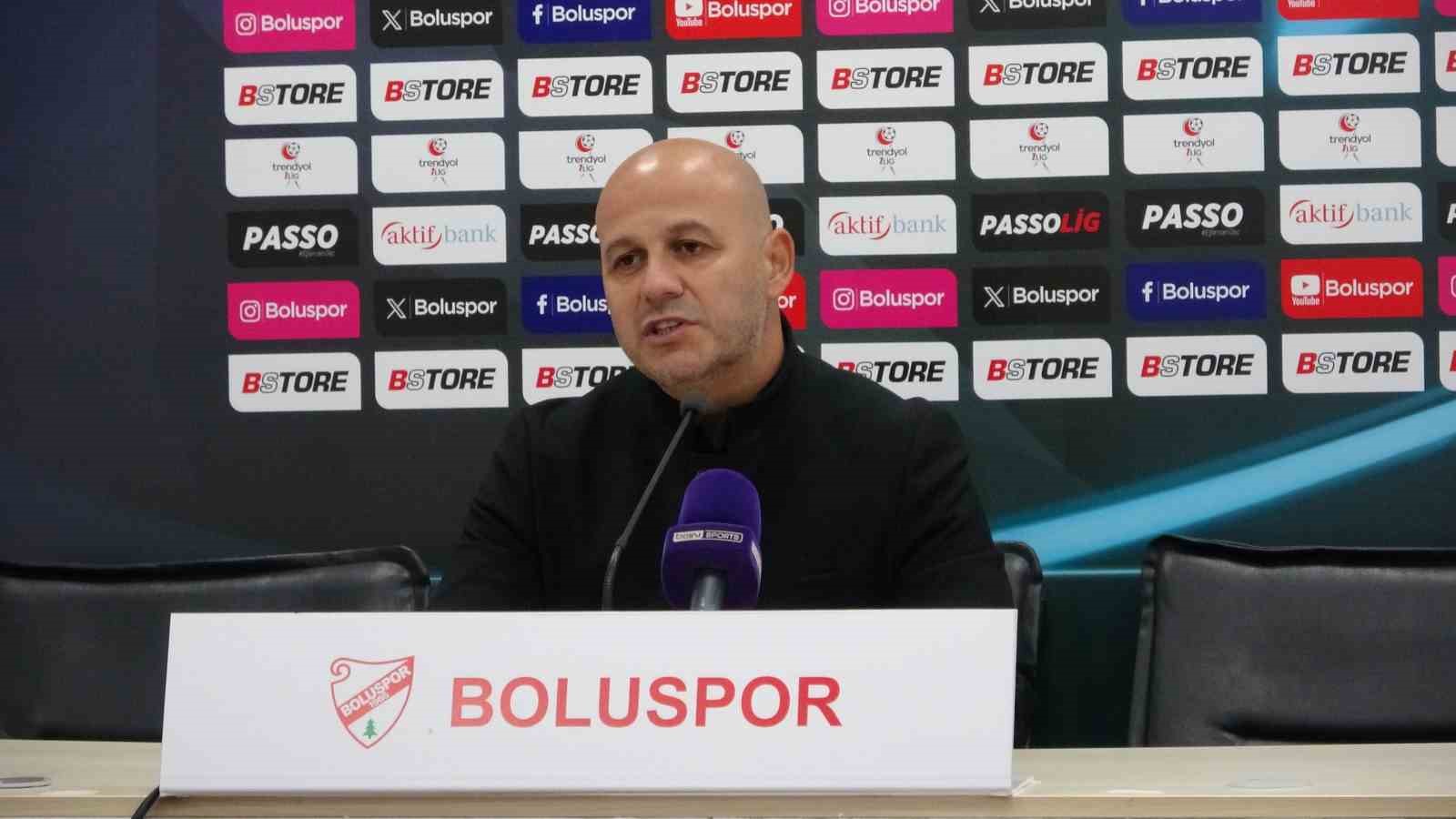 Boluspor - Tuzlaspor maçının ardından 