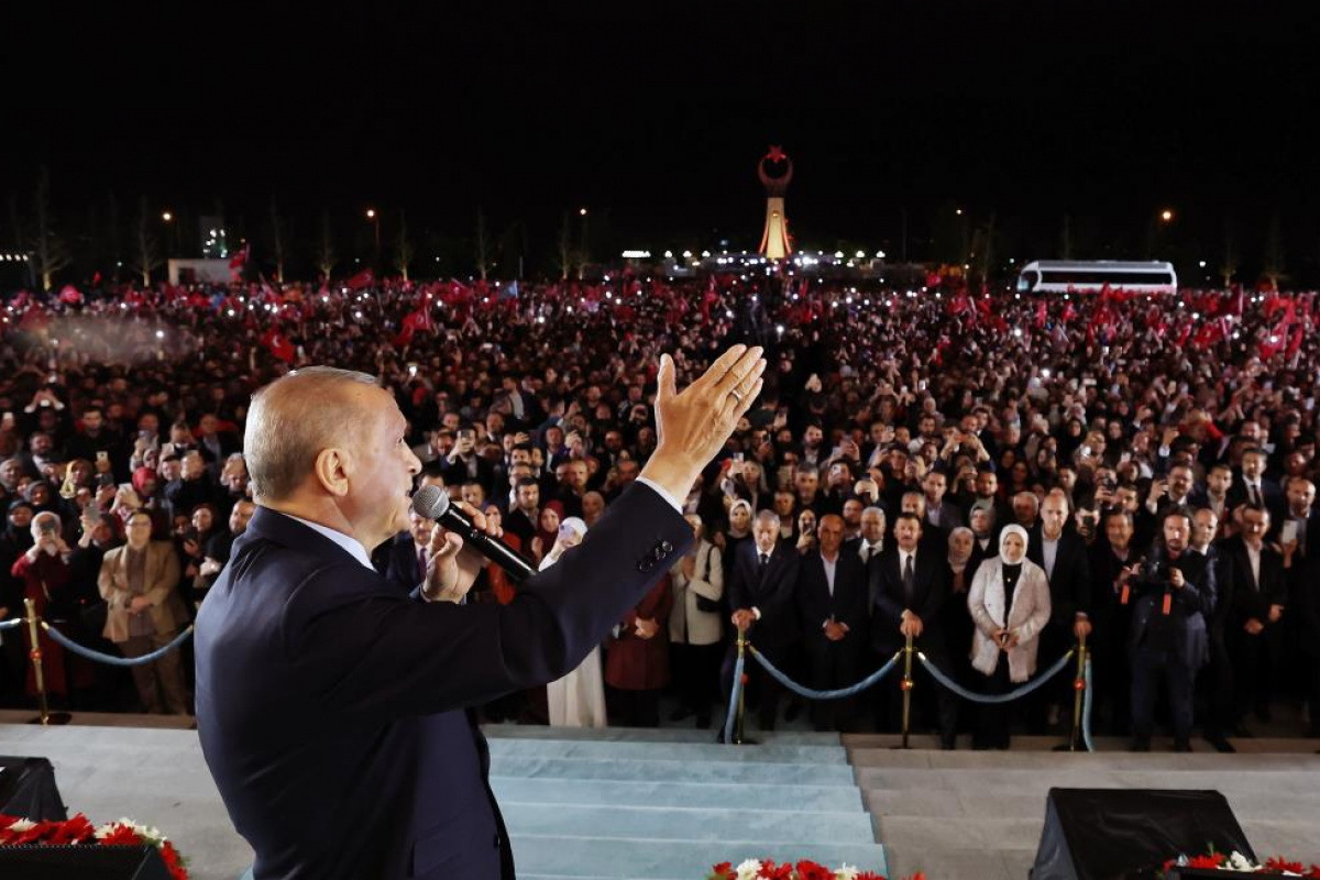 Erdoğan'dan Cumhurbaşkanlığı Külliyesi'nde Konuştu...