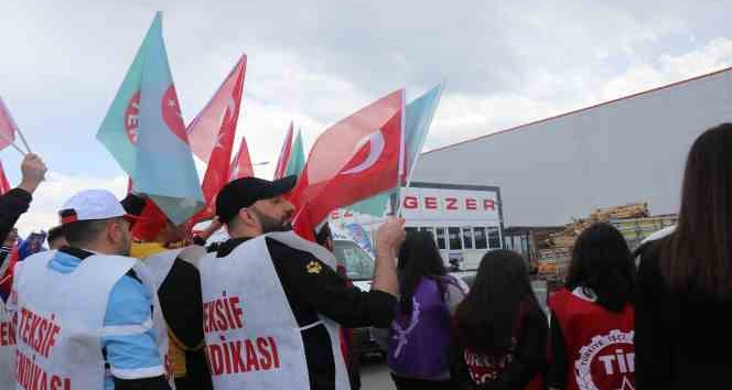 Fabrika İşçilerinin Eylemine Destek CHP ve DEVA'dan...