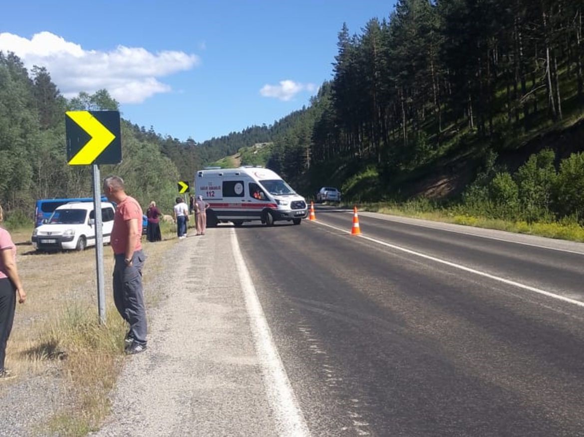 Kontrolden çıkan hafif ticari araç uçurumdan uçtu: 1 yaralı ...BoluNet