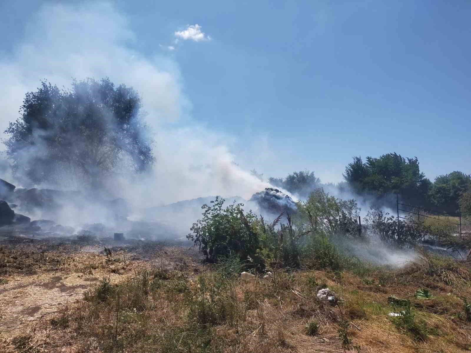 Samanlık alev alev yandı...BoluNet