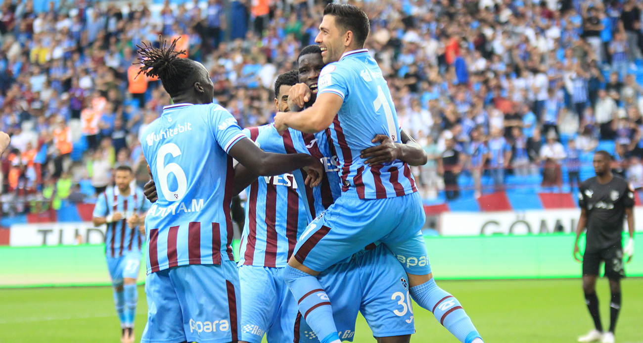 Trabzon 10 kişiyle kazandı! 