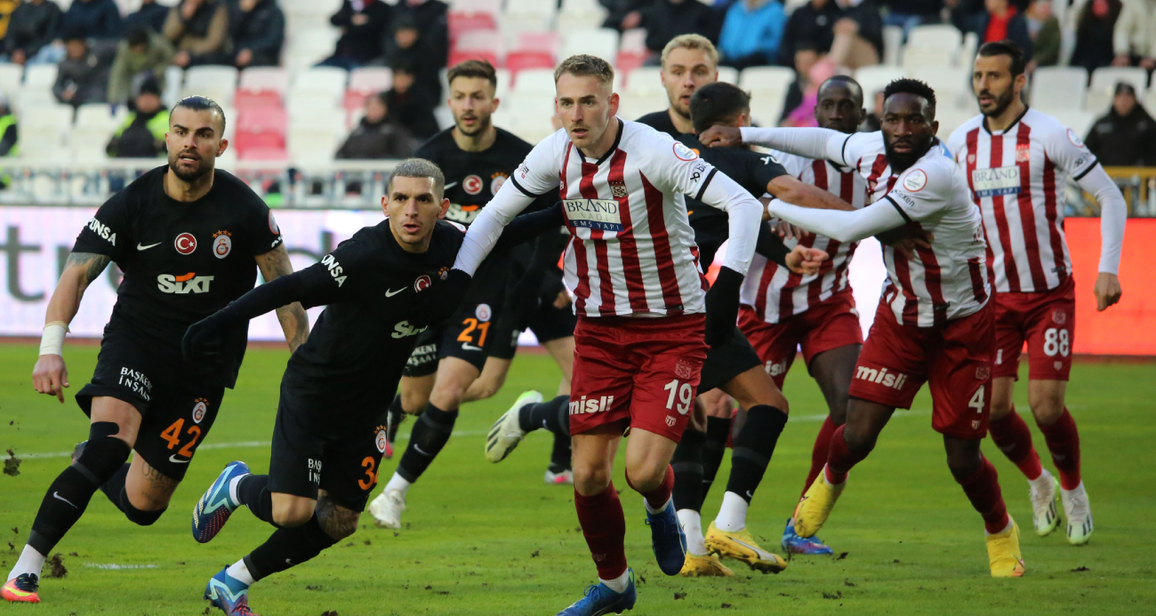 Trendyol Süper Lig: E.Y. Sivasspor: 1 - Galatasaray: 1 (Maç sonucu) ...BoluNet