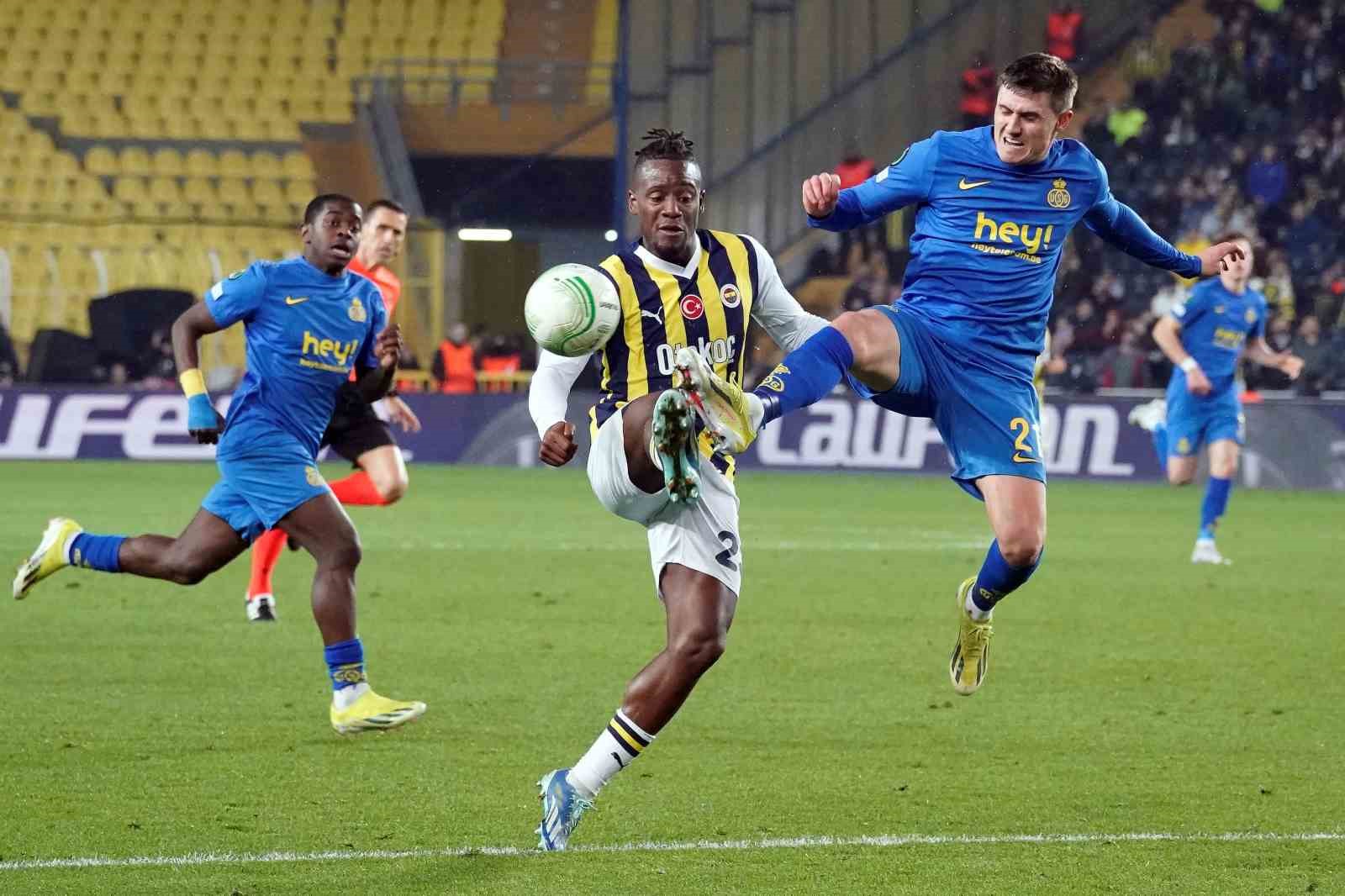 UEFA Avrupa Konferans Ligi: Fenerbahçe: 0 - Union Saint-Gilloise: 1 (Maç sonucu)...BoluNet