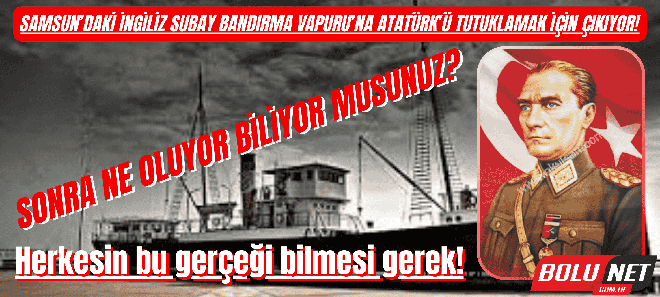 Bandırma Vapuru ve İngiliz Subayın Teslimiyeti: 19 Mayıs 1919’un Az Bilinen Bir Hikâyesi  